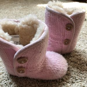 Pink Baby Uggs size 2/3